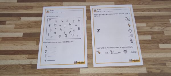Textos e atividades - Letras W, X, Y e Z - Image 4