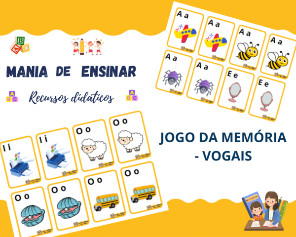 Jogo da memória - Vogais