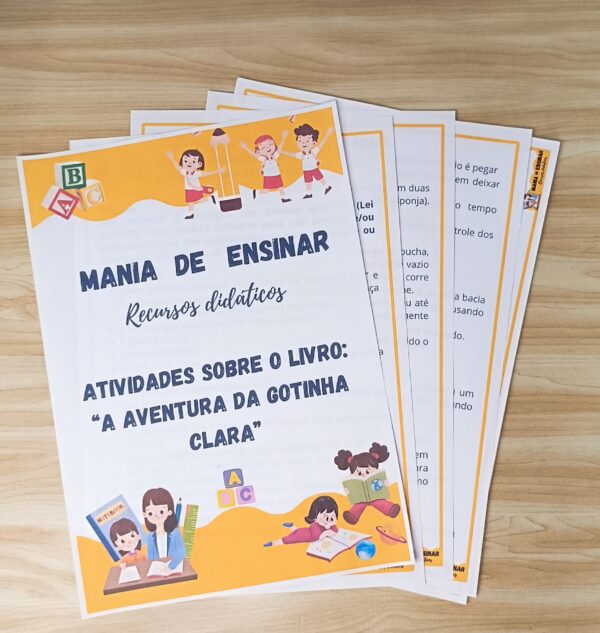 Kit Livro A Aventura da Gotinha Clara + Atividades - Image 3