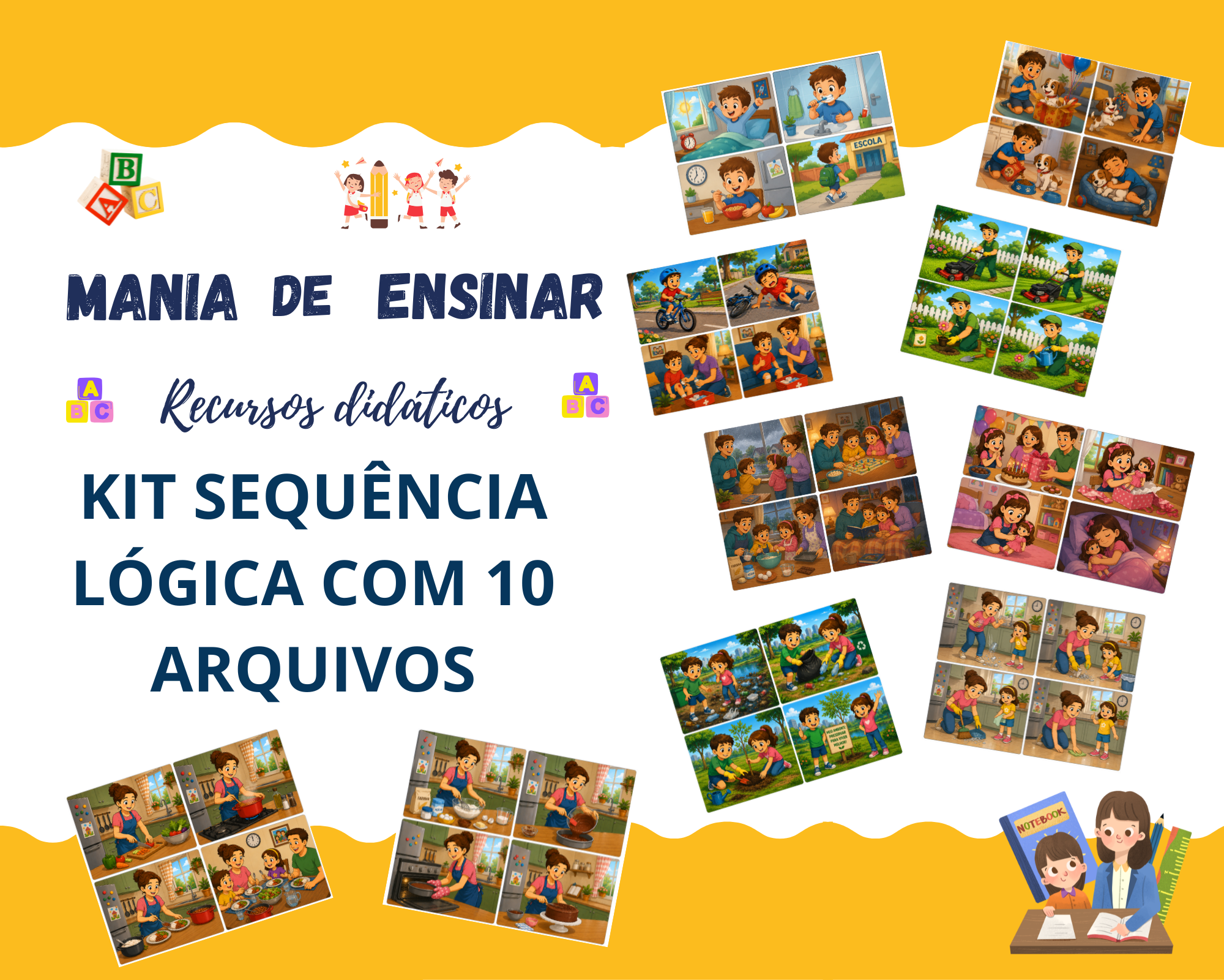 Kit Sequência lógica - 10 Arquivos